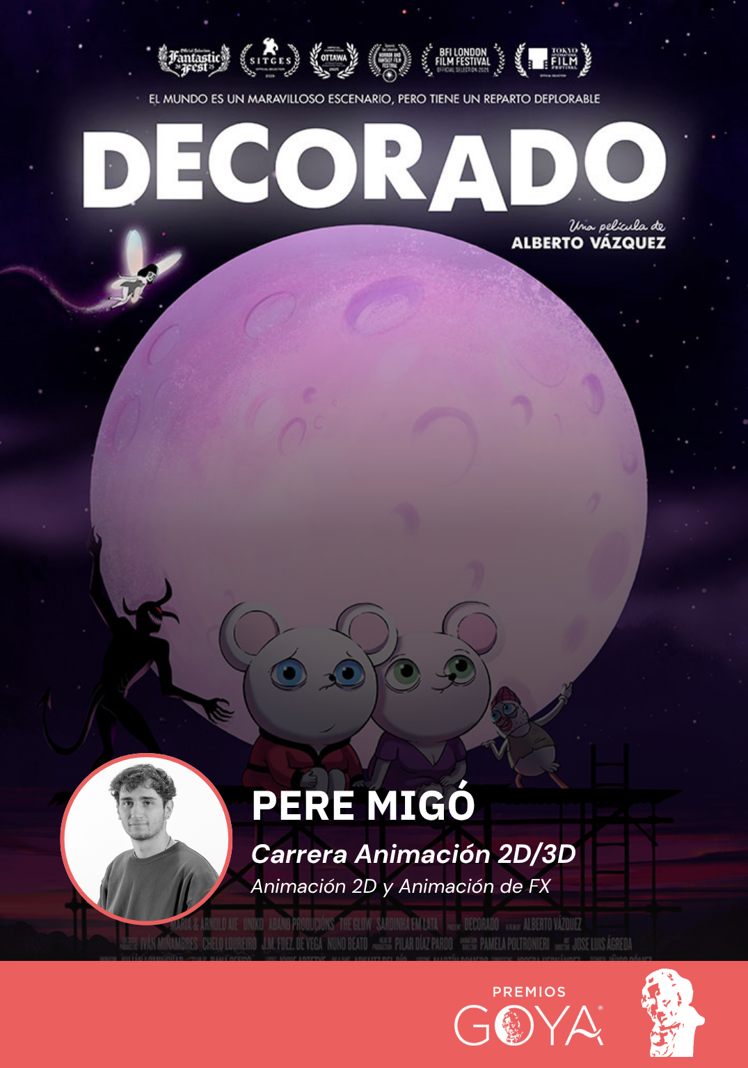 DECORADO GANADORA GOYA ANIMACIÓN 2025